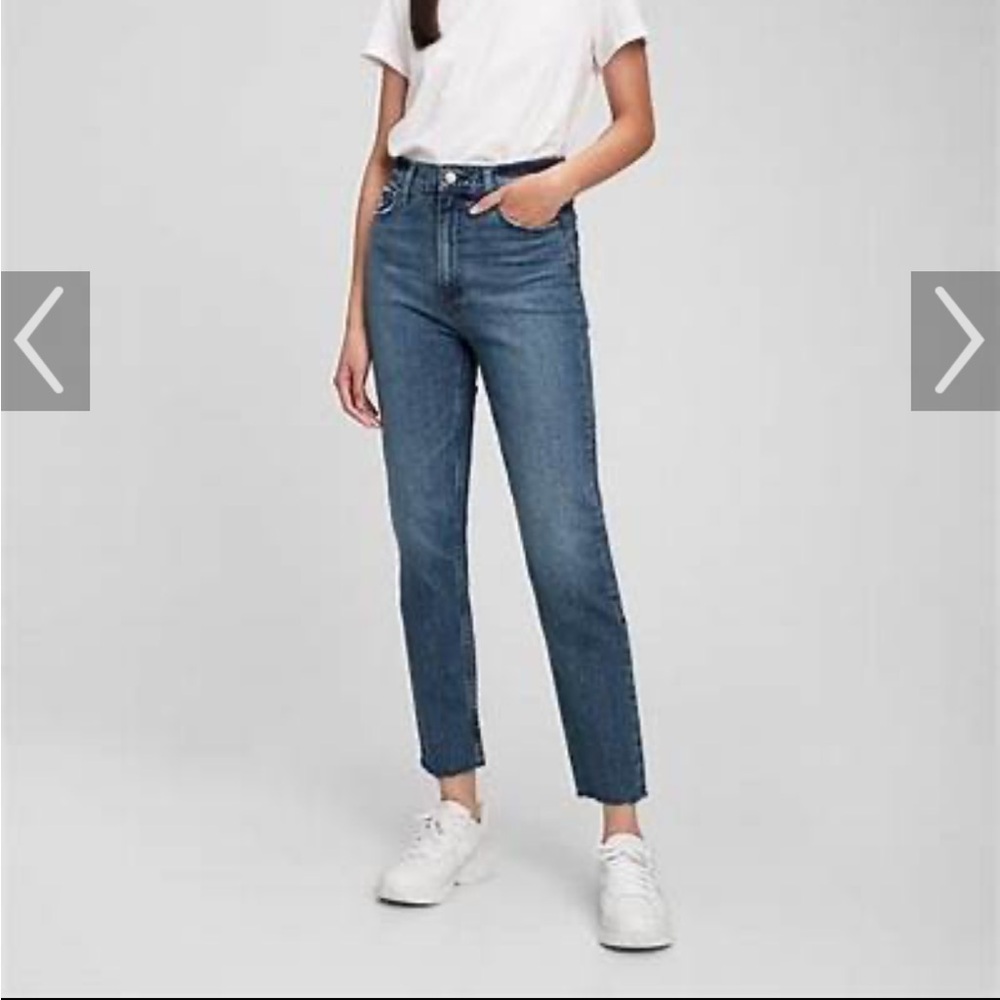 Cheeky straight sky high jeans